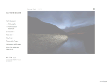 Tablet Screenshot of matthewbenderphoto.com
